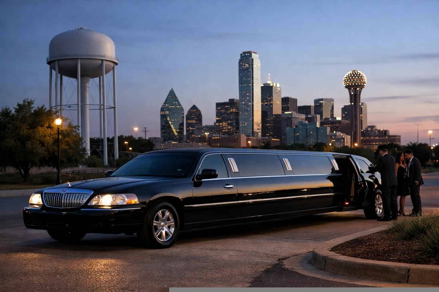 Black Limo Rental Near Me Balch Springs TX