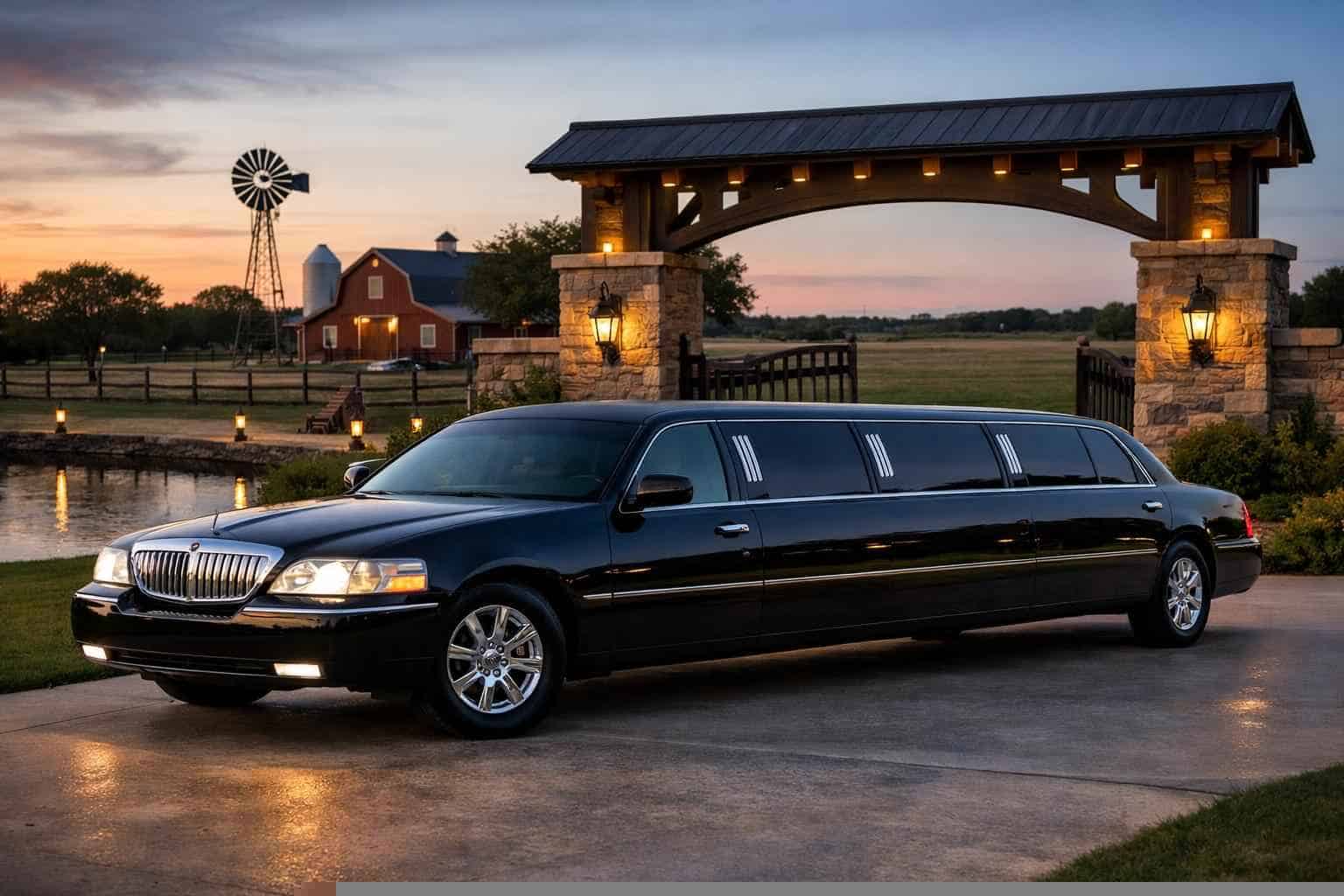 Black Limo Rental Near Me Celina TX