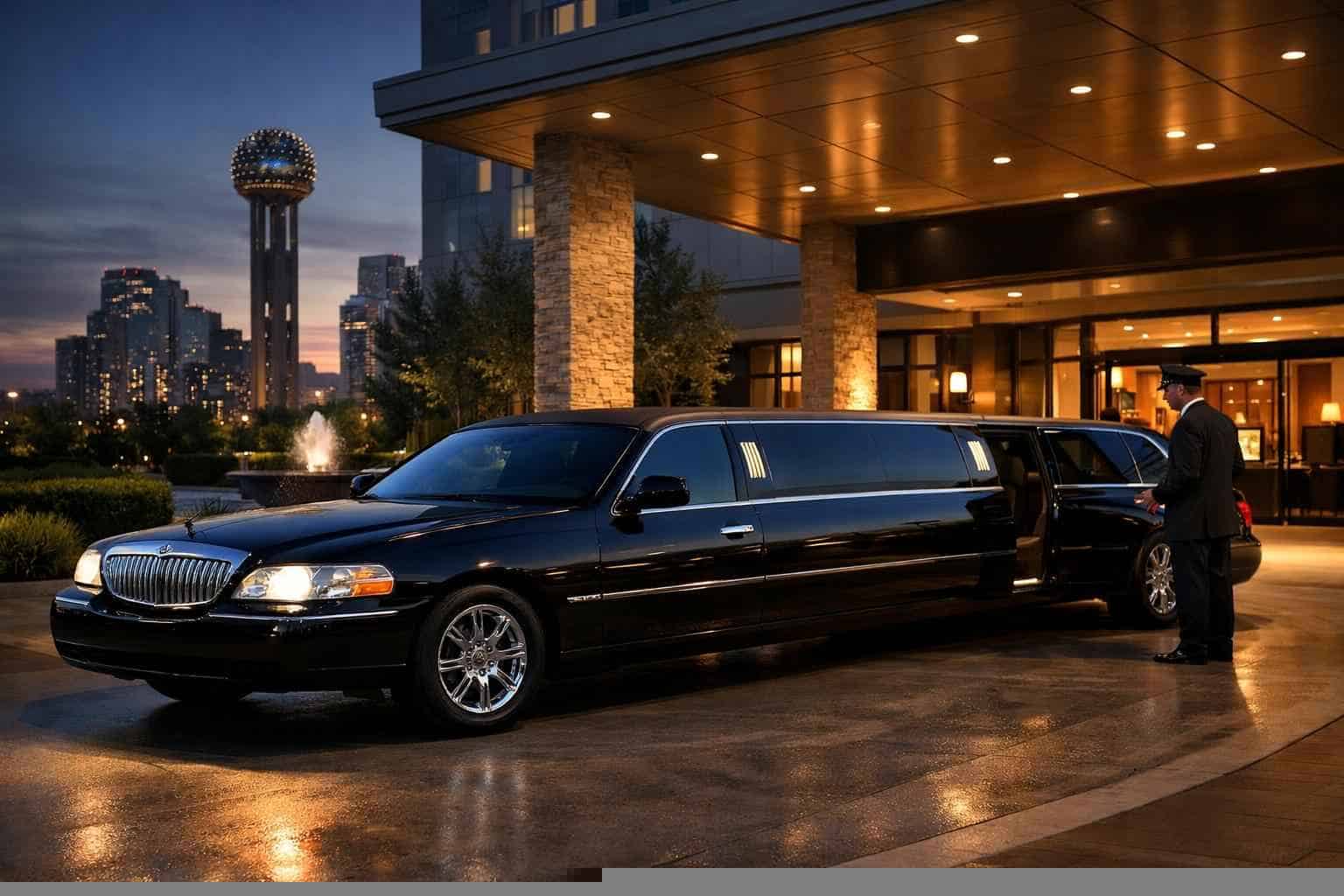 Black Limo Rental Near Me DeSoto TX