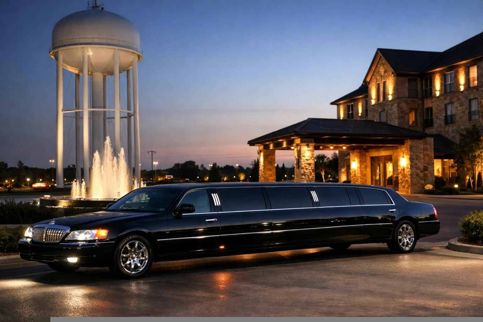 Black Limo Rental Near Me Sachse TX