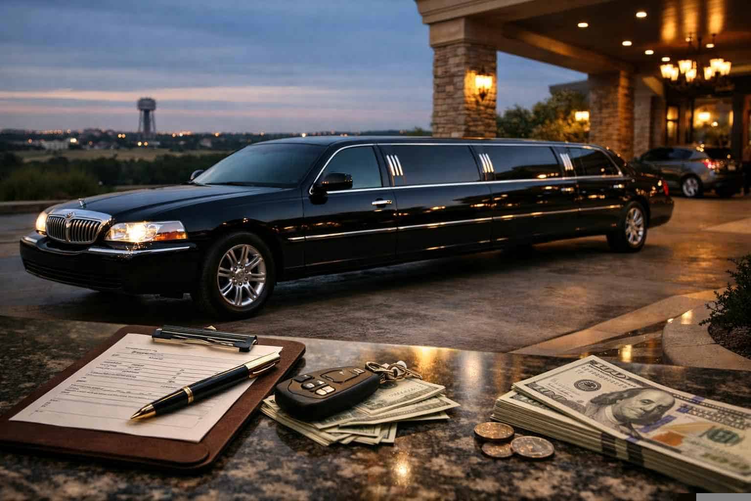 Black Limo Rental Prices in Celina TX