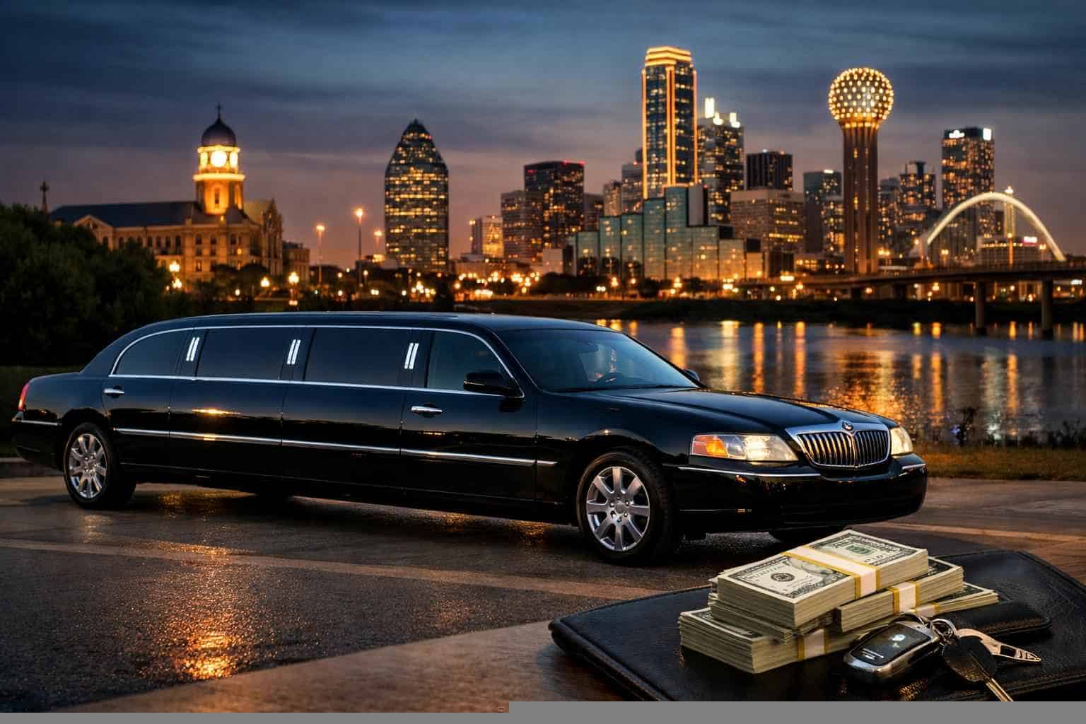 Black Limo Rental Prices in Garland TX