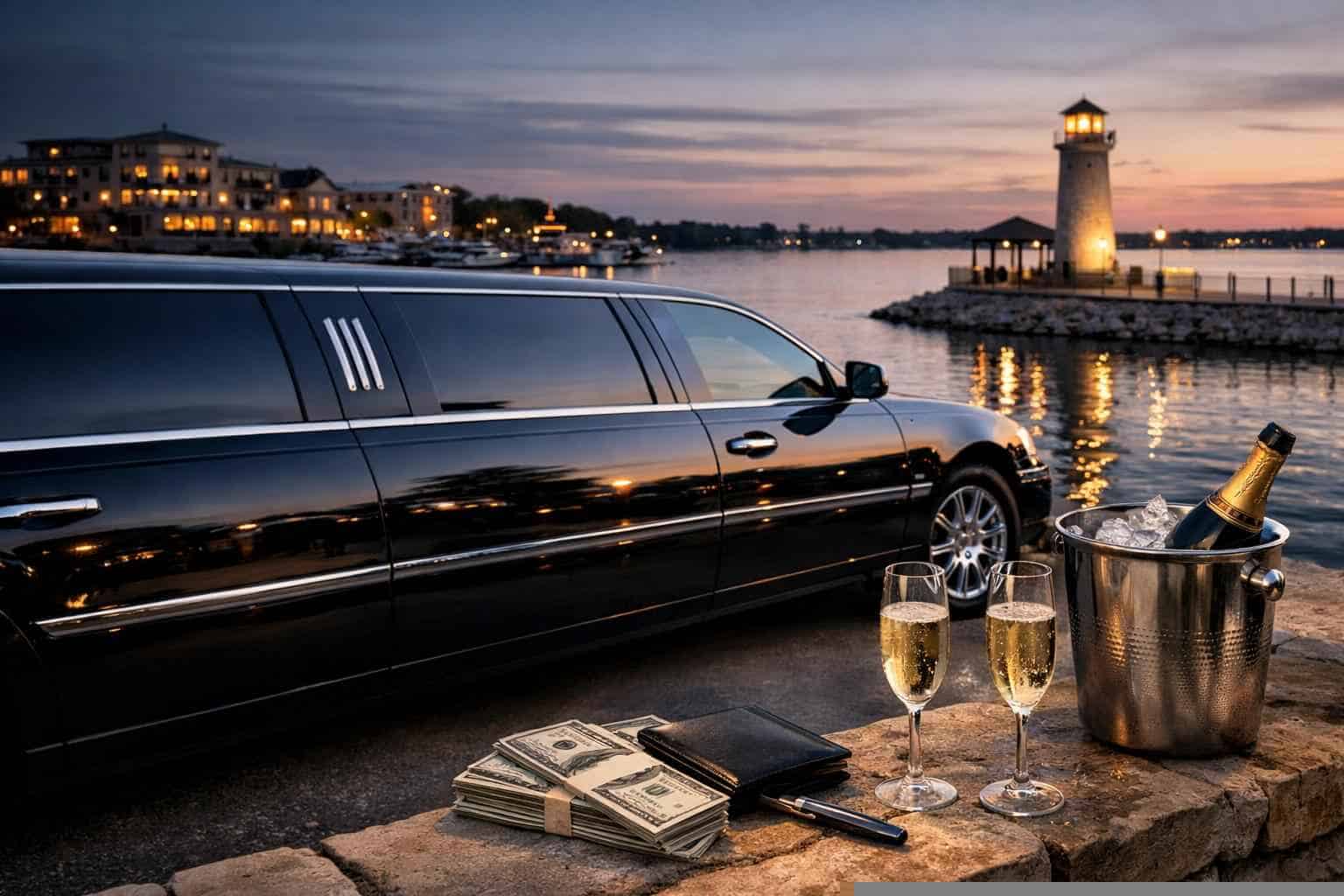 Black Limo Rental Prices in Rockwall TX