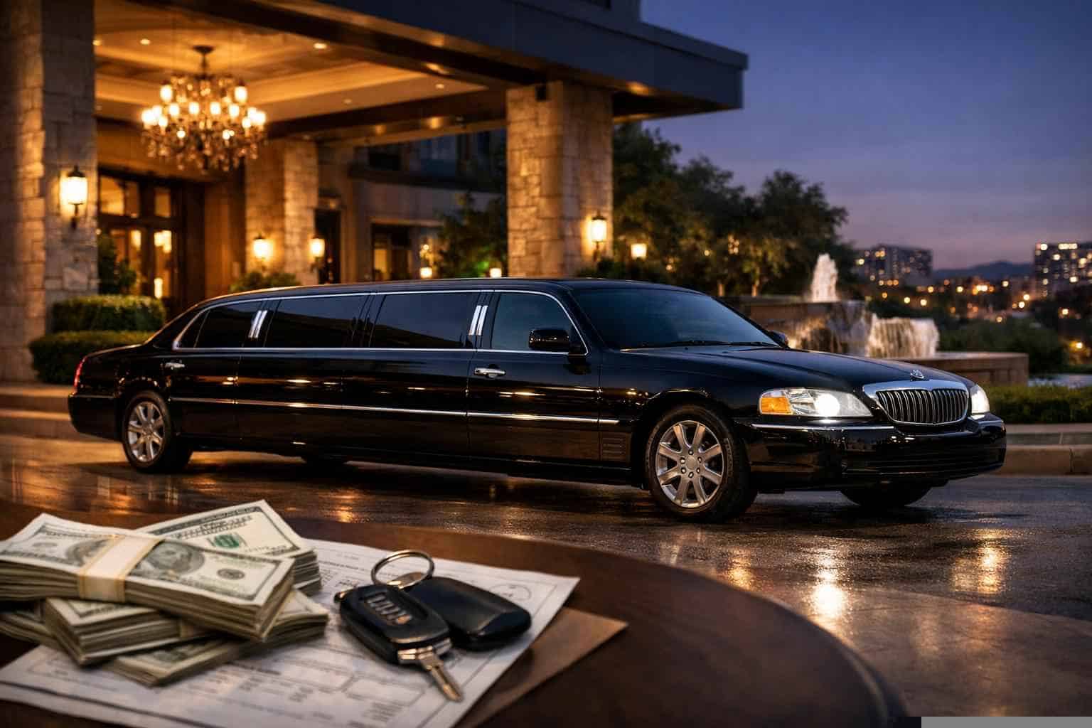 Black Limo Rental Prices in Sachse TX