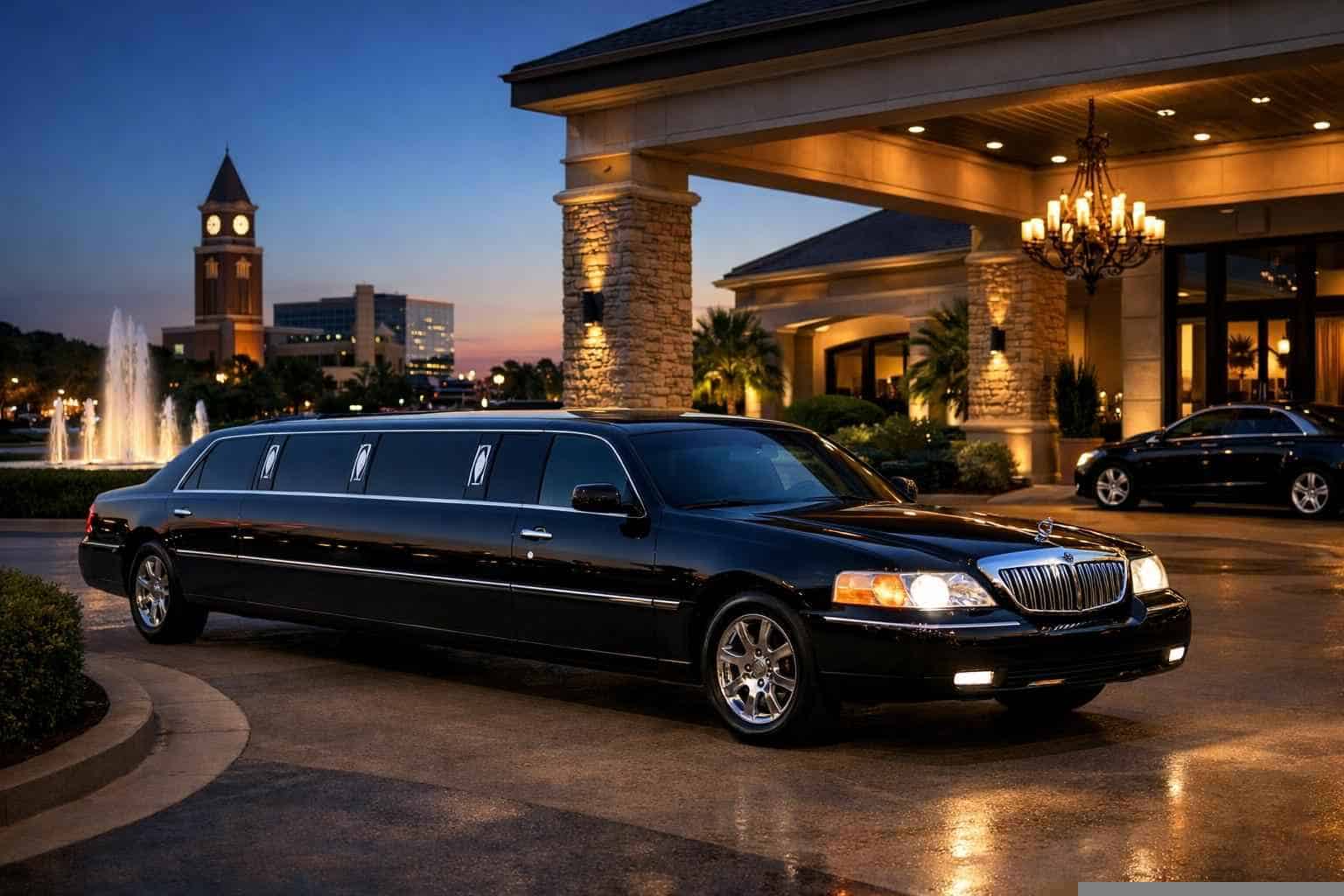 Black Limo Rental Services in Garland Texas