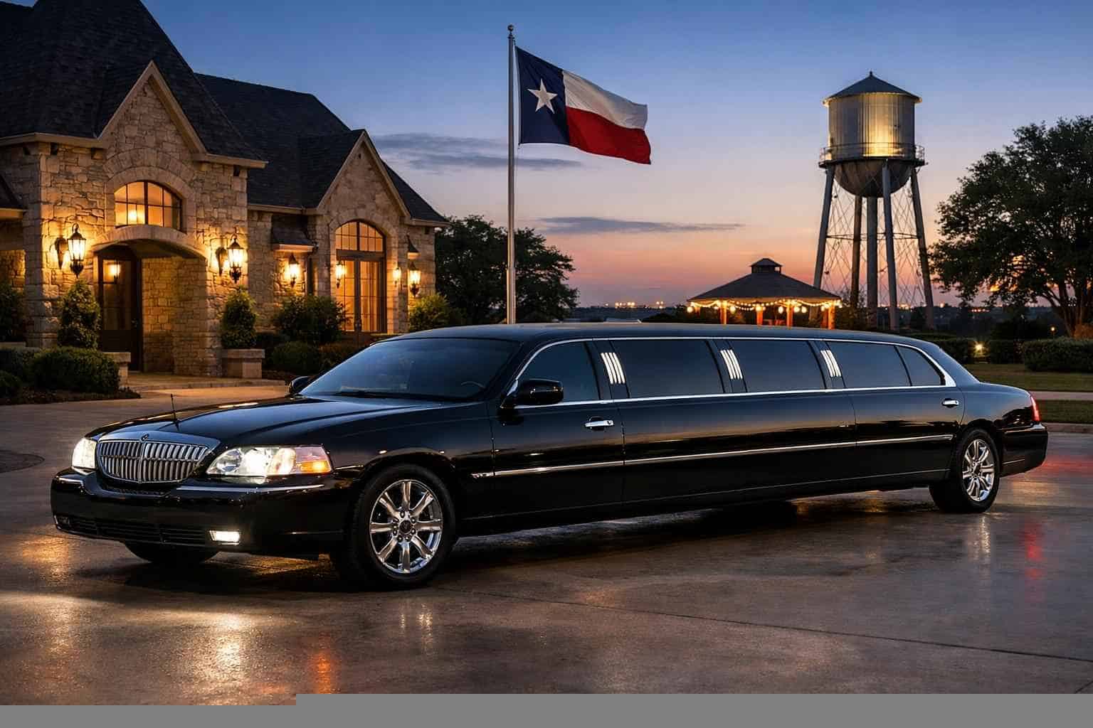 Black Limo Rental Services in Sachse Texas