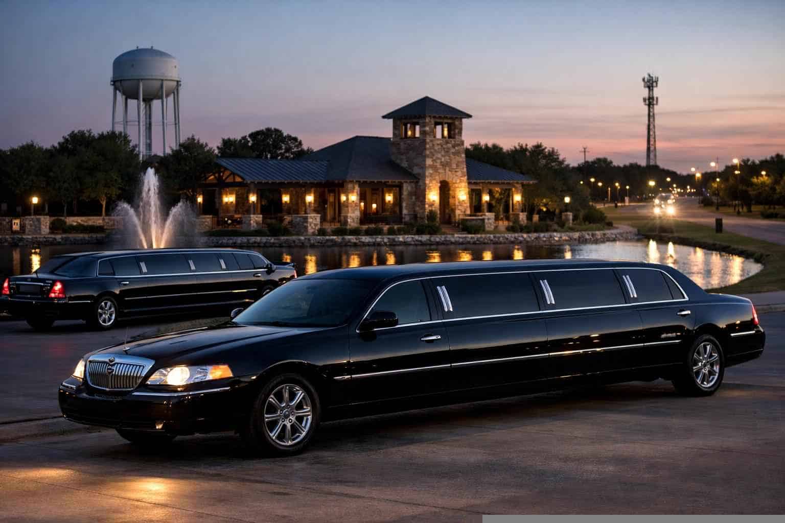 Black Limousines in Balch Springs Texas