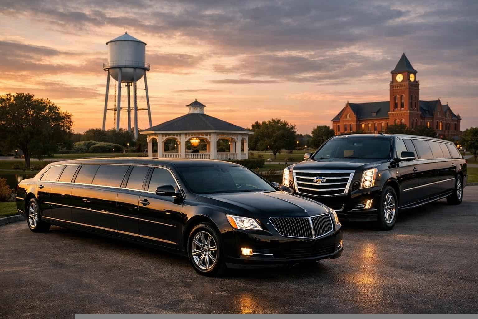 Black Limousines in Lancaster Texas
