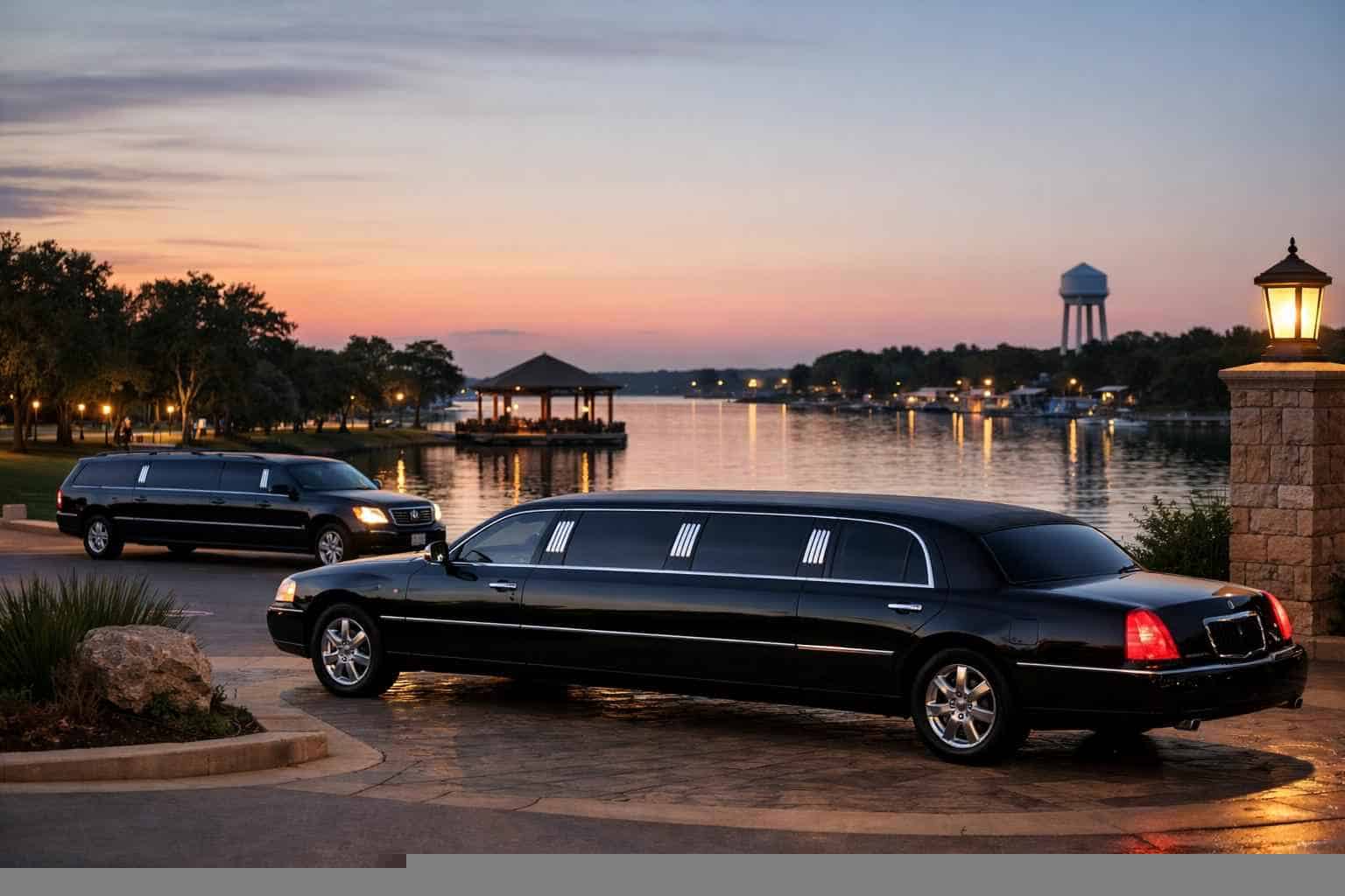 Black Limousines in Little Elm Texas