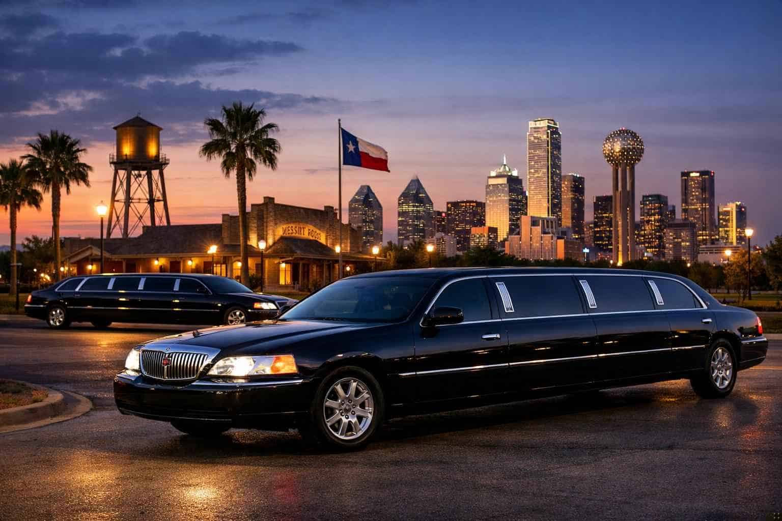 Black Limousines in Mesquite Texas