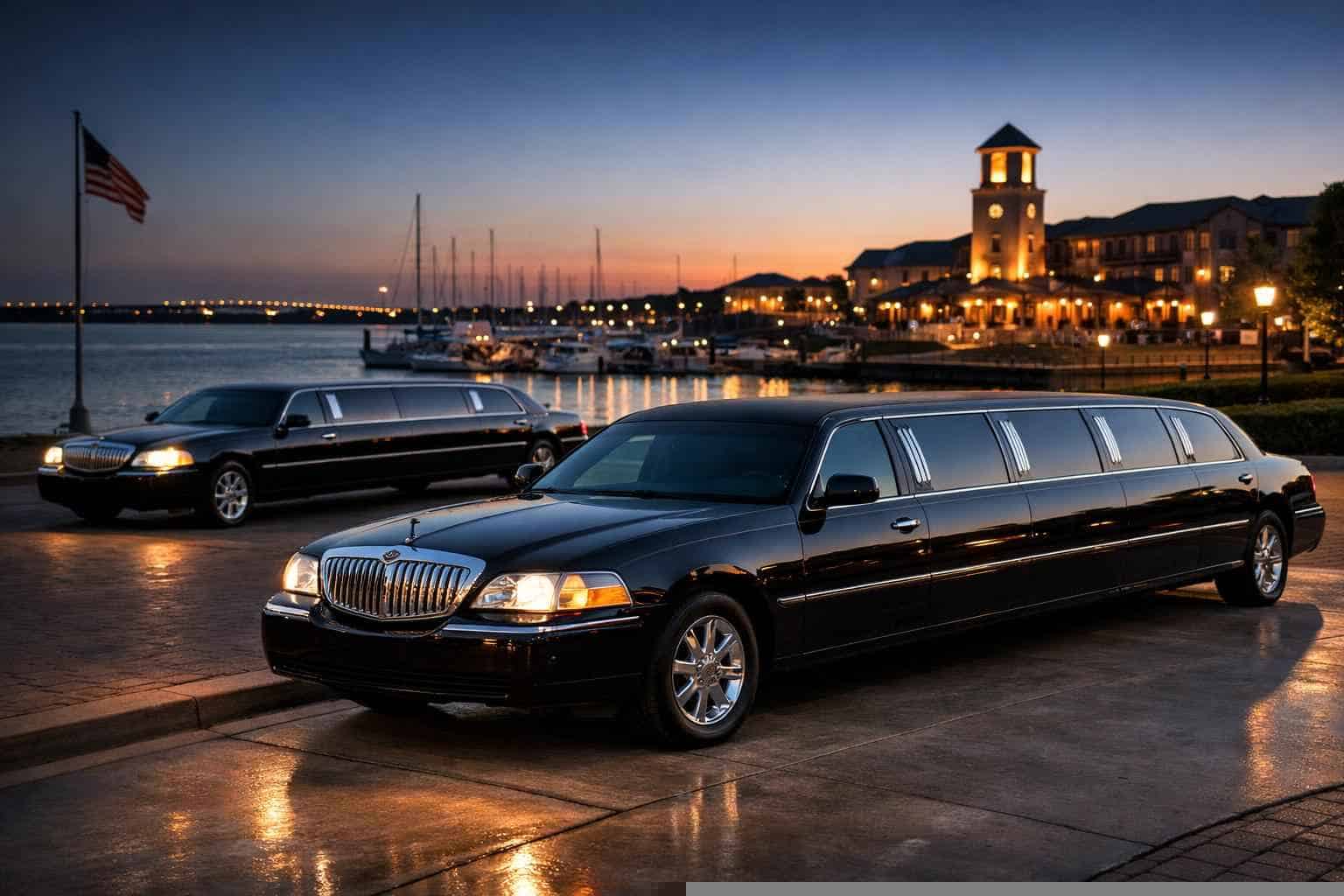 Black Limousines in Rockwall Texas