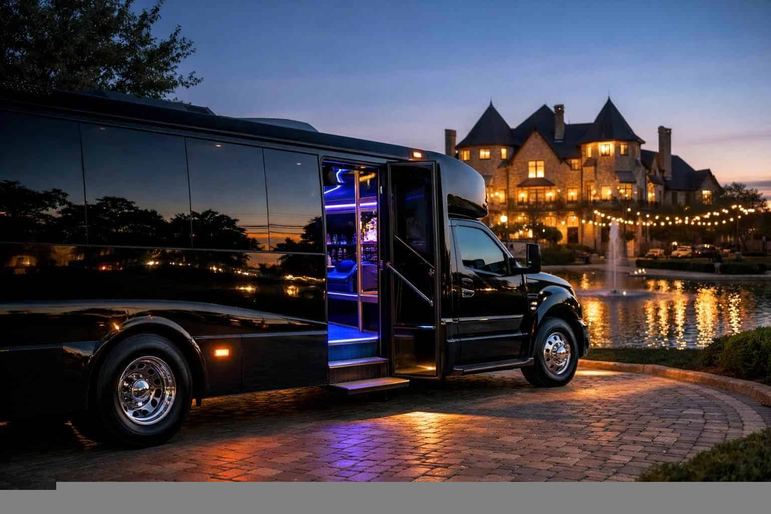 Black Party Bus Rental Celina TX