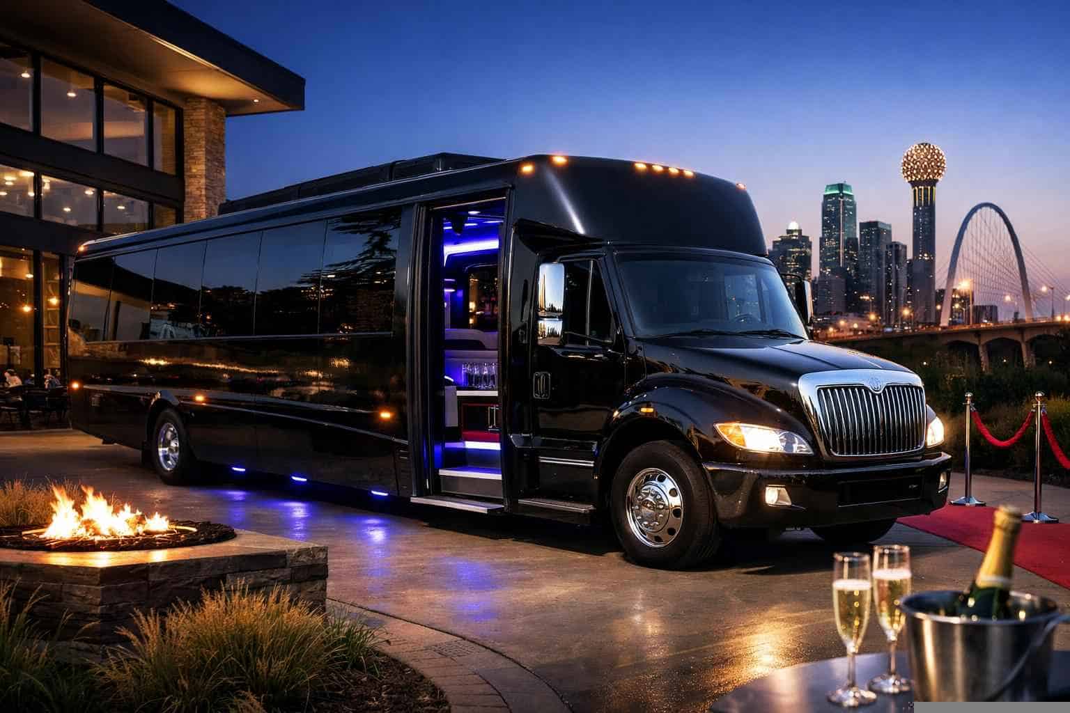 Black Party Bus Rental Duncanville TX