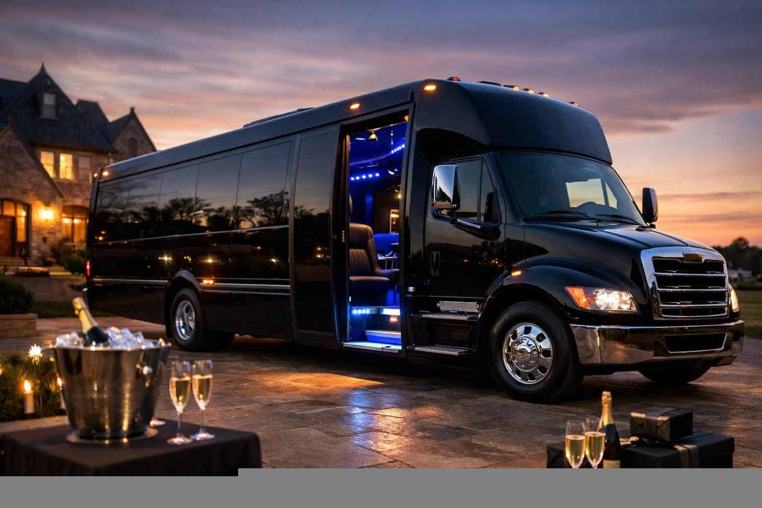 Black Party Bus Service Celina TX