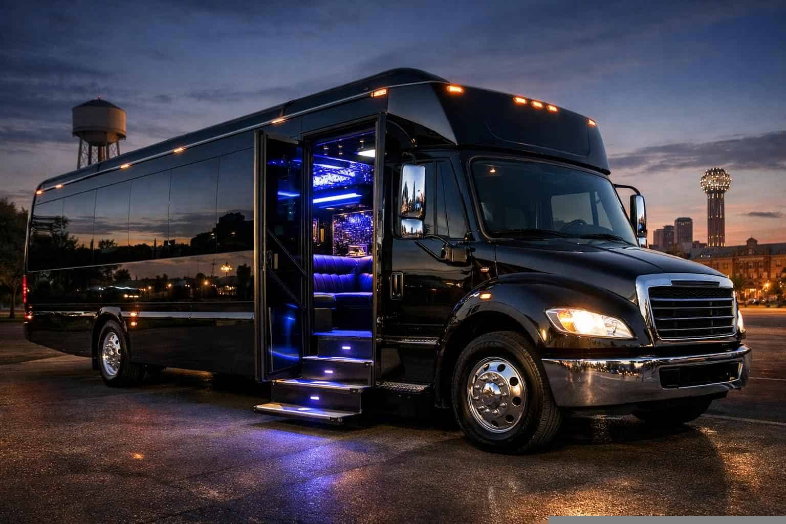 Black Party Bus Service Mesquite TX