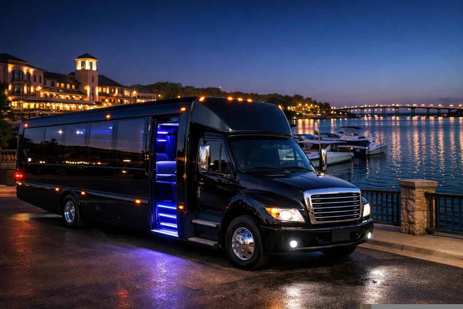 Black Party Bus Service Rockwall TX