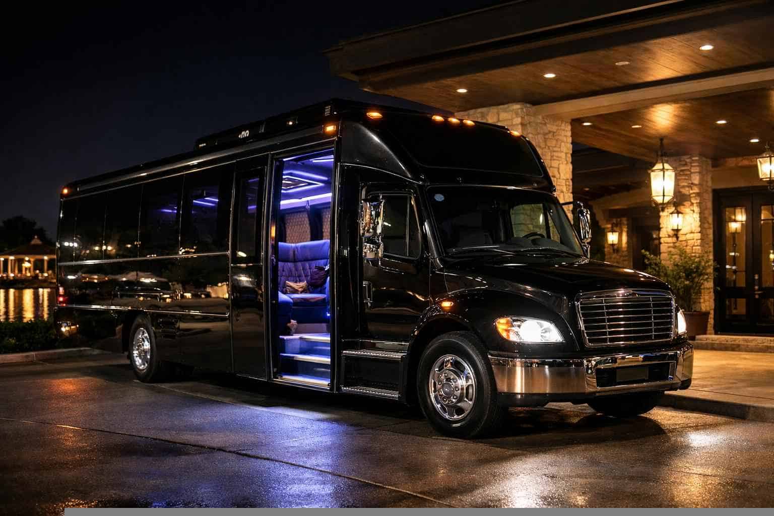 Black Party Bus Service Wylie TX