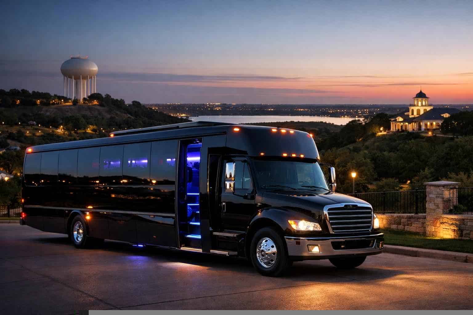 Black Party Buses in Cedar Hill Texas