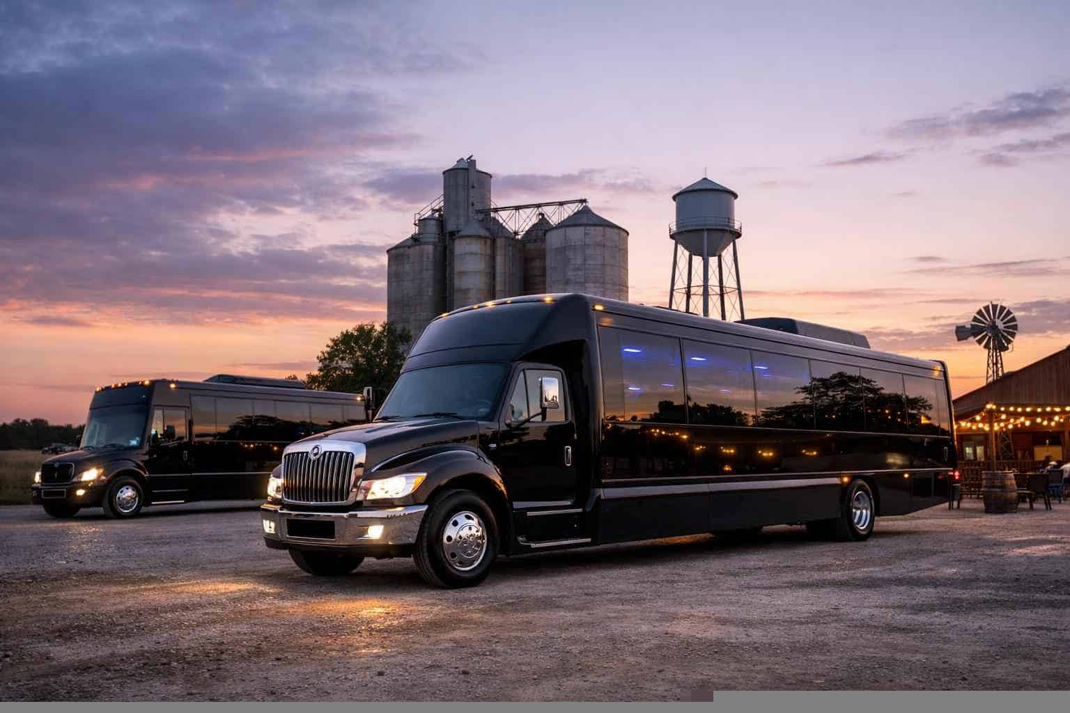 Black Party Buses in Celina Texas