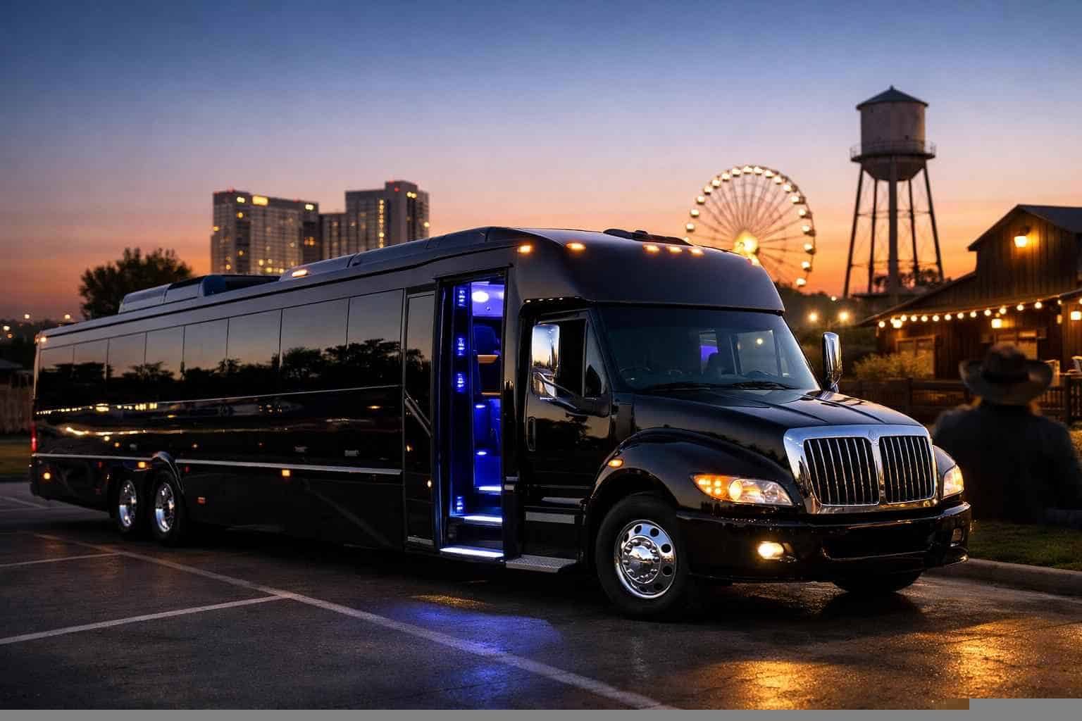 Black Party Buses In Mesquite Texas