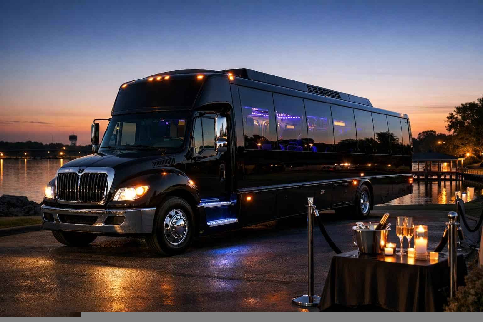 Black Party Buses in Wylie Texas