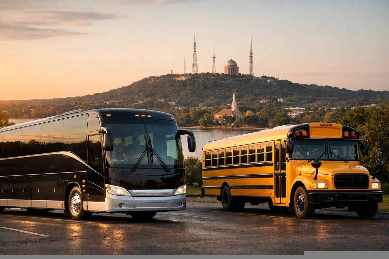 Buses in Cedar Hill Texas
