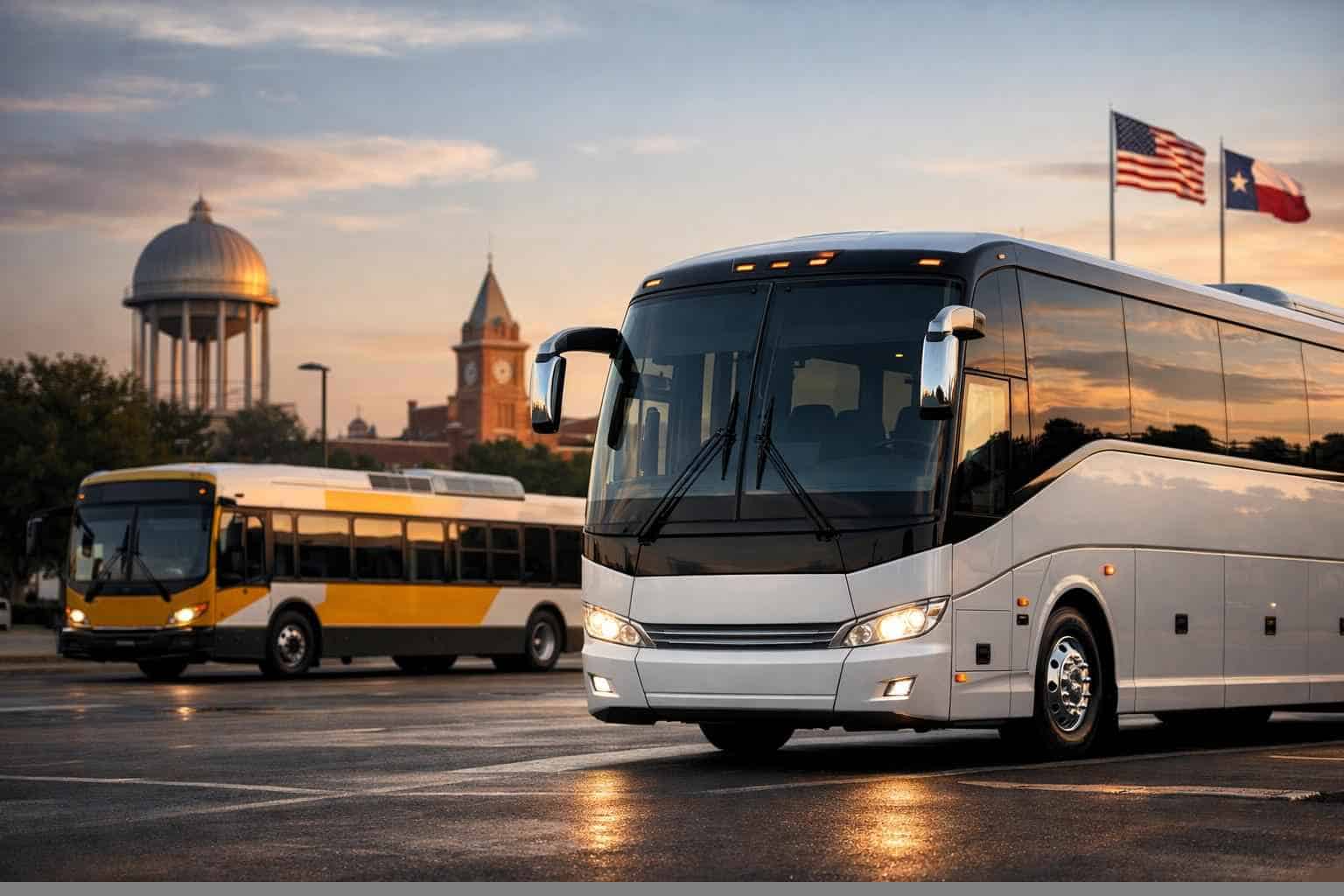 Buses in Garland Texas
