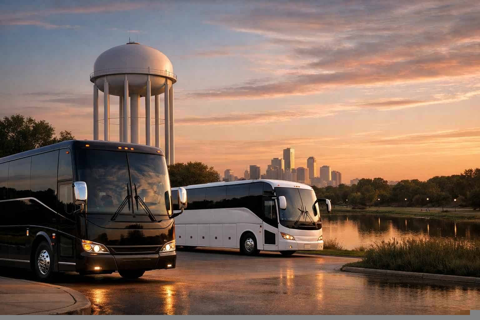 Buses in Grand Prairie Texas