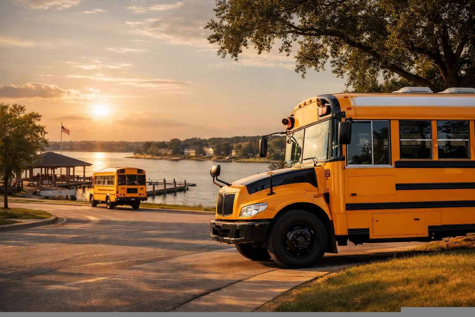 Buses in Little Elm Texas