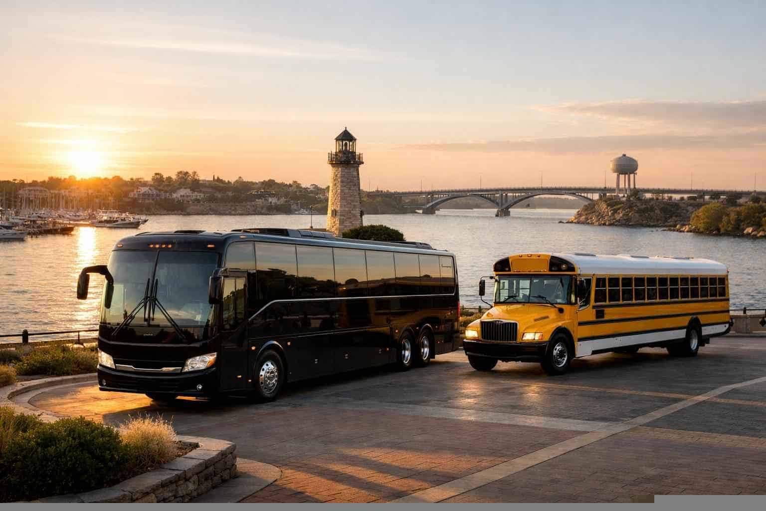 Buses in Rockwall Texas