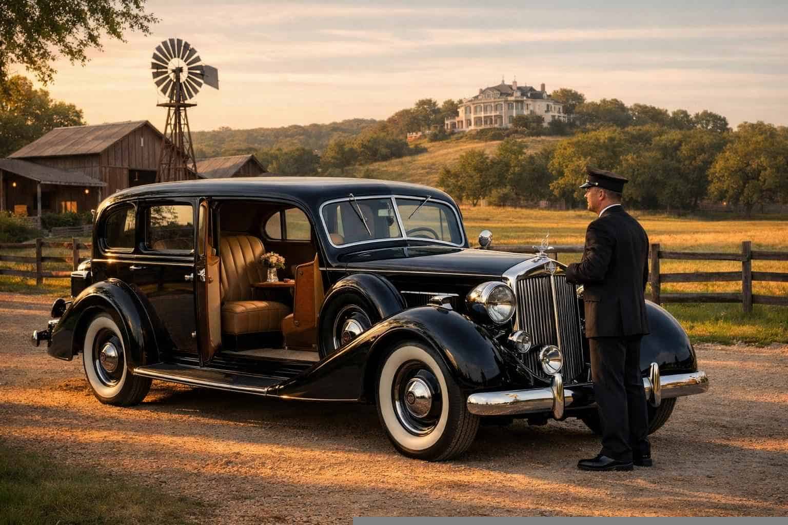 Cedar Hill Texas Antique Vehicle Rental with Driver