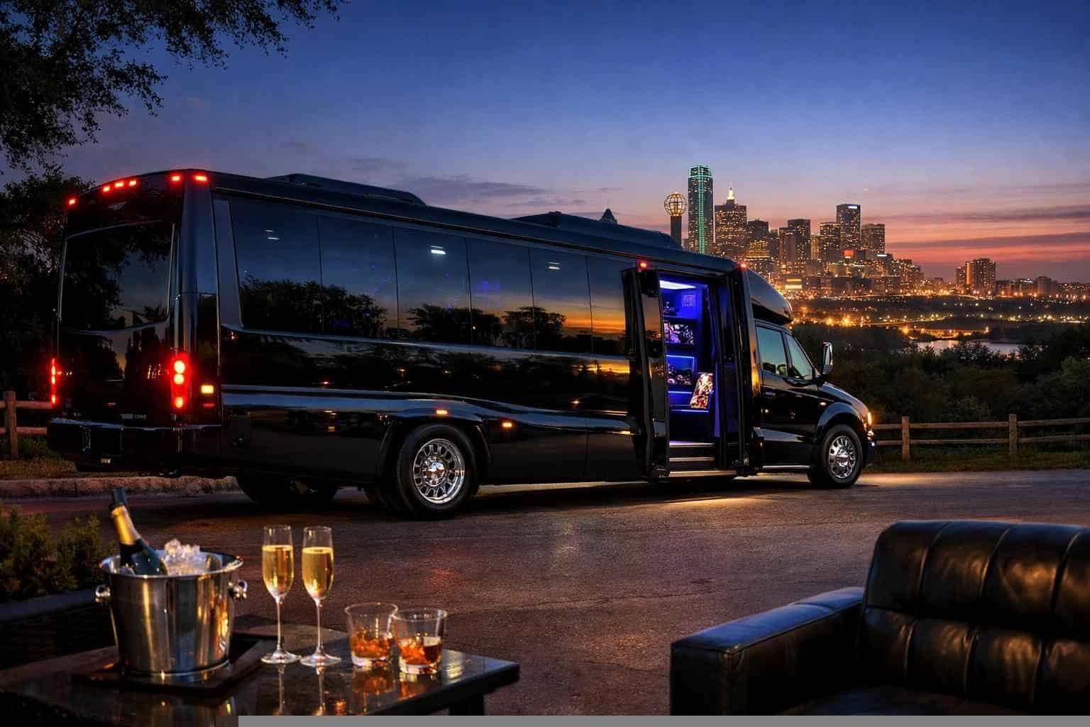 Cedar Hill Texas Black Party Bus Rental