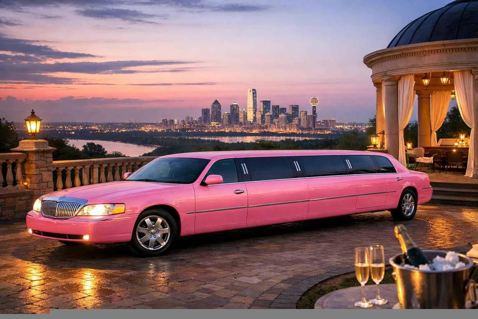 Cedar Hill Texas Pink Limo Rental