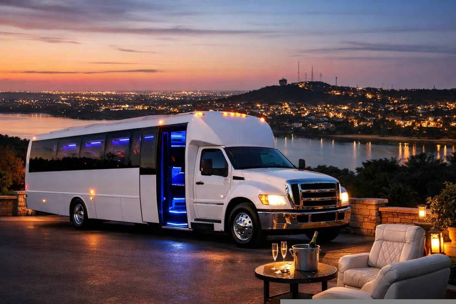 Cedar Hill Texas White Party Bus Rental
