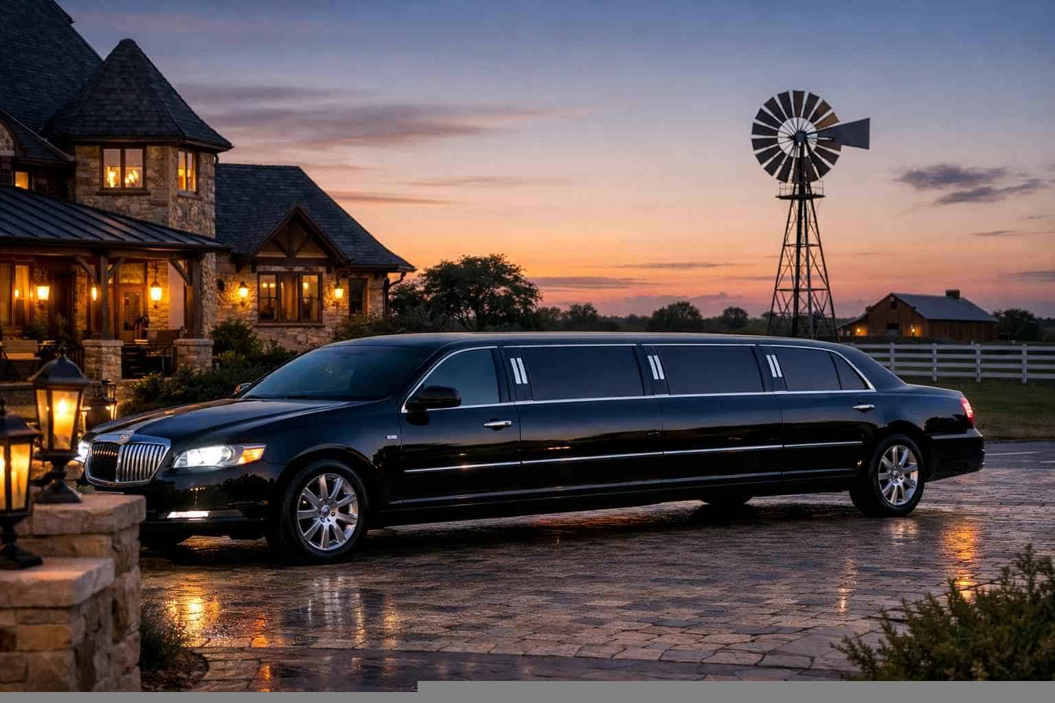 Celina Texas Black Limo Rental