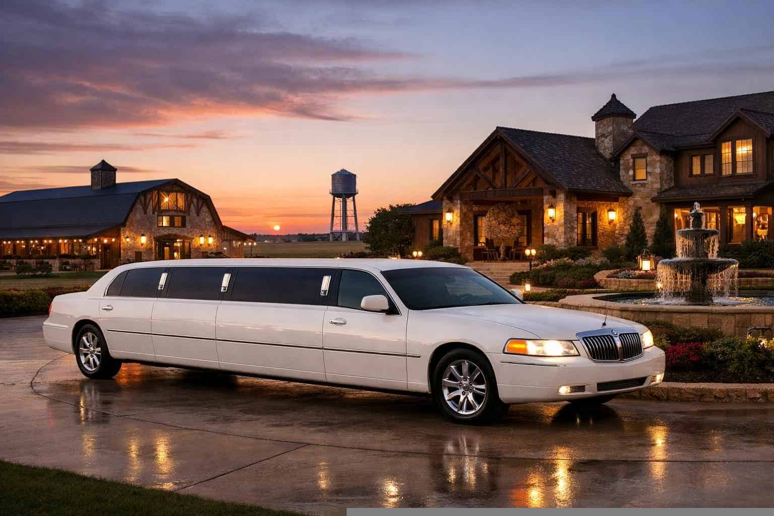 Celina Texas White Limo Rental