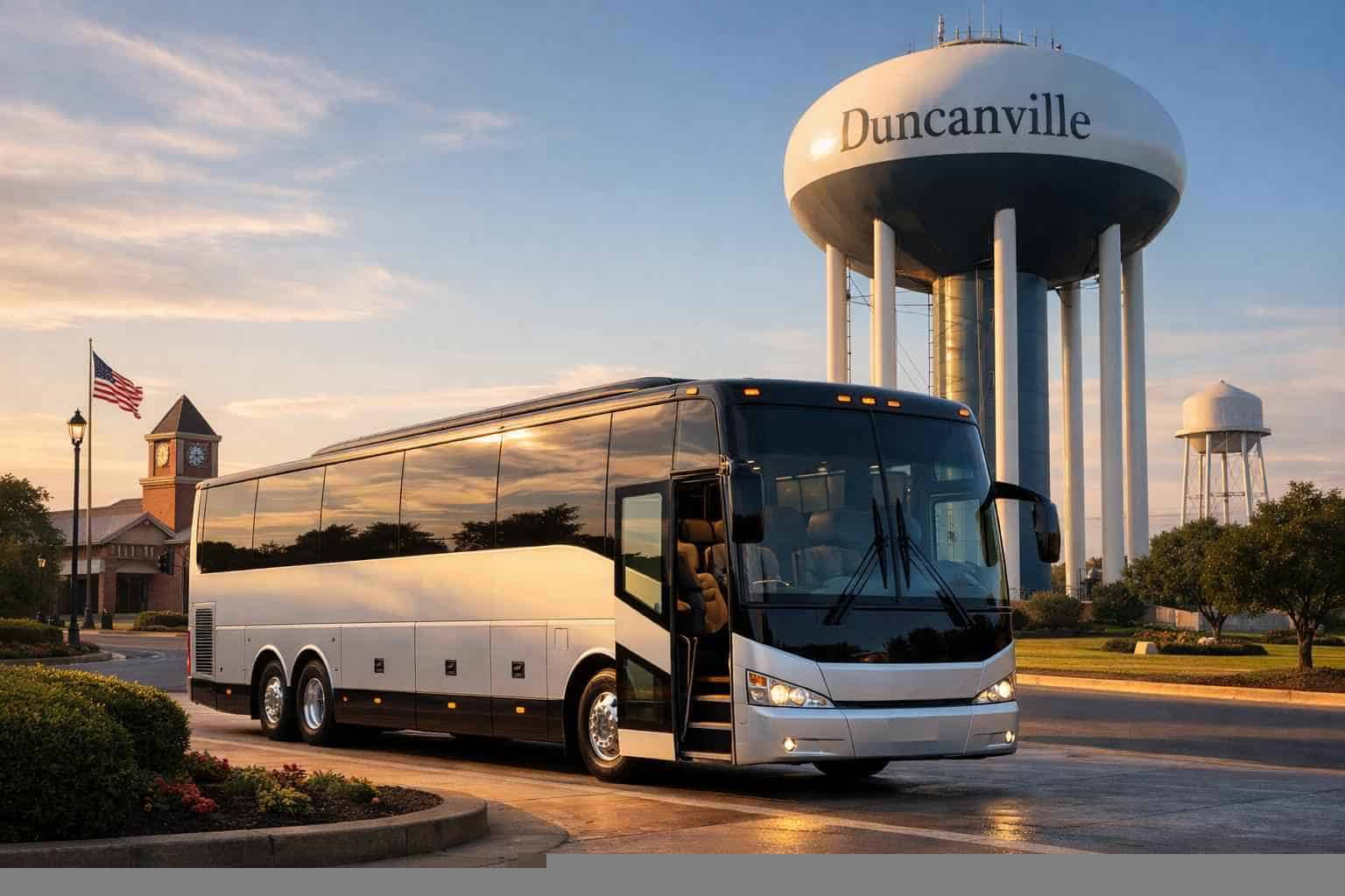 Charter Bus Rental in Duncanville Texas