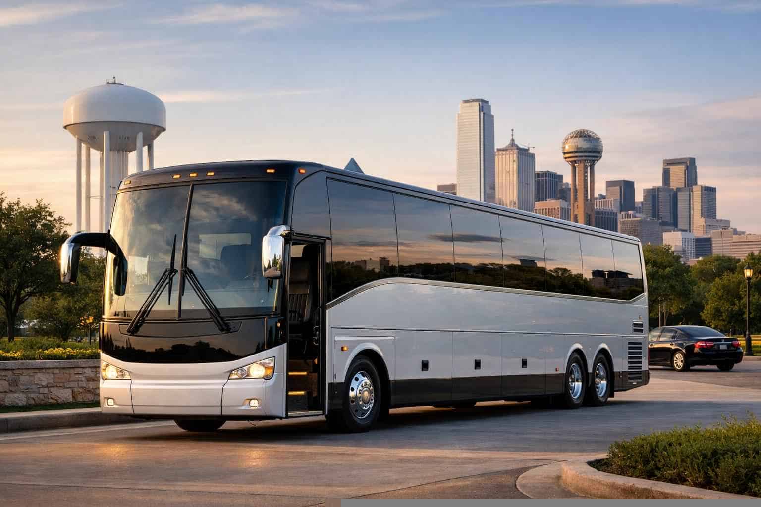 Charter Bus Rental Near Me DeSoto TX