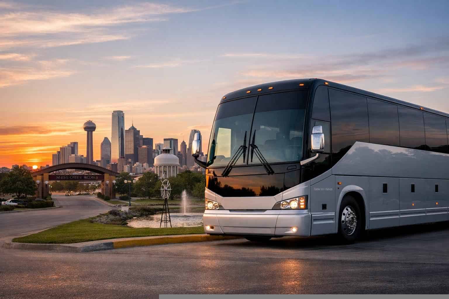 Charter Bus Rental Near Me Mesquite TX