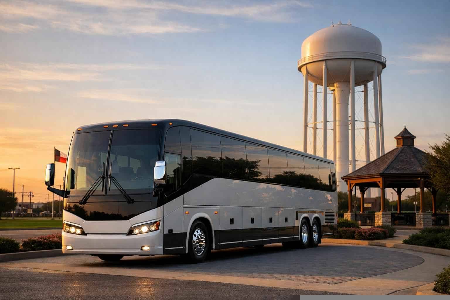 Charter Bus Rental Near Me Sachse TX