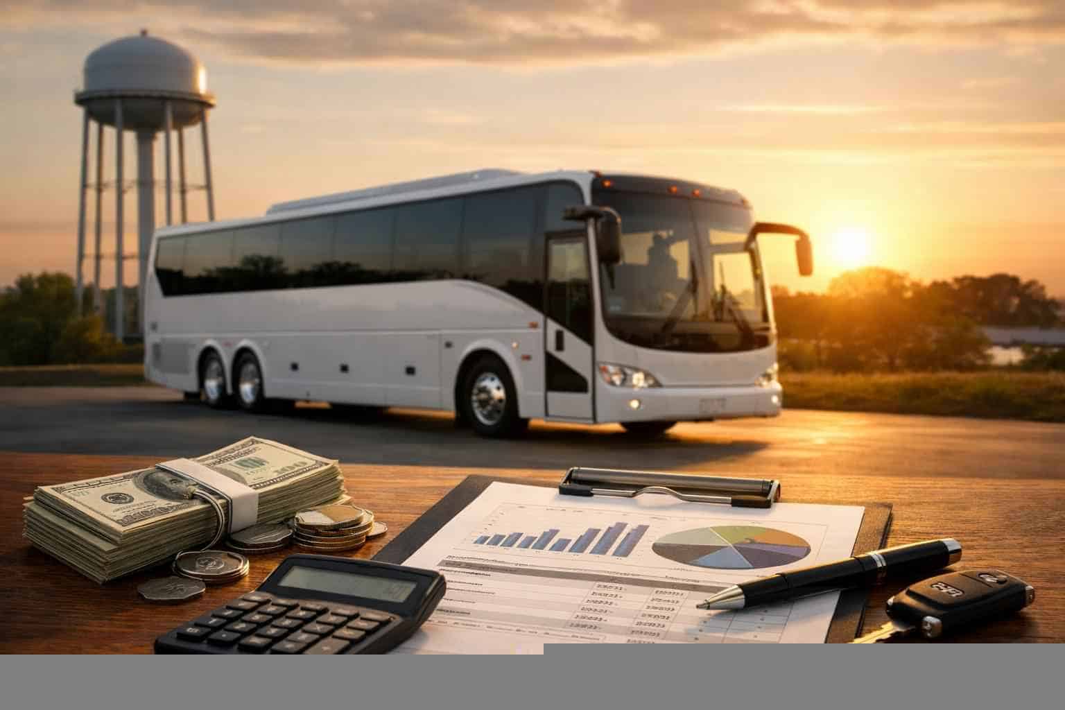 Charter Bus Rental Prices in Lancaster TX
