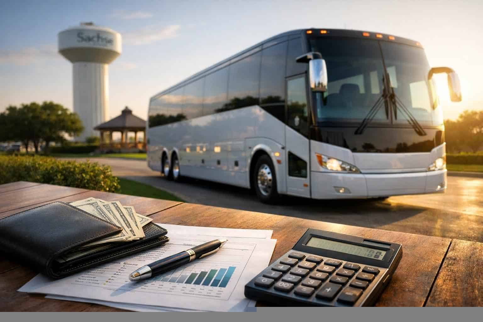 Charter Bus Rental Prices in Sachse TX