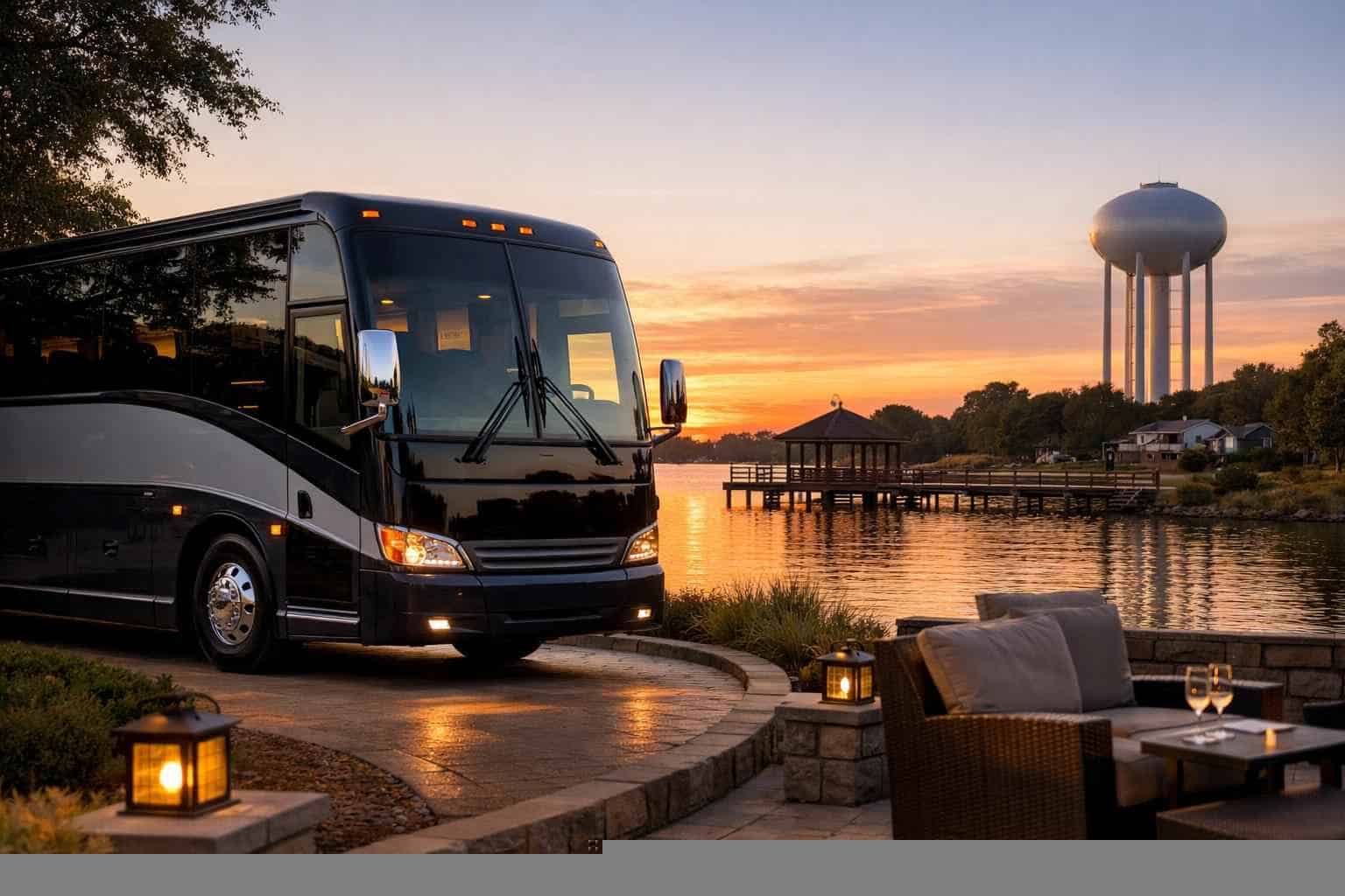 Charter Bus Rental Rowlett TX