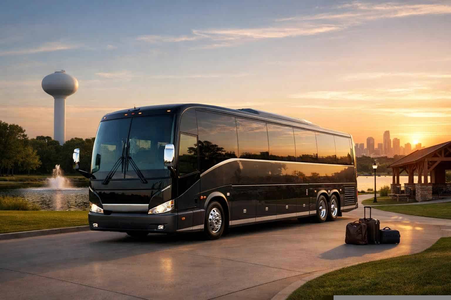 Charter Bus Rental Services in Sachse Texas