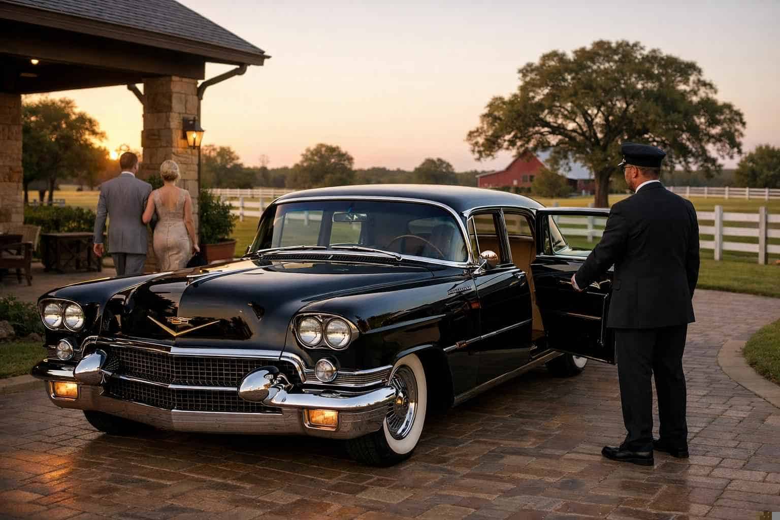 Classic Car Chauffeur Service Near Me Sachse TX