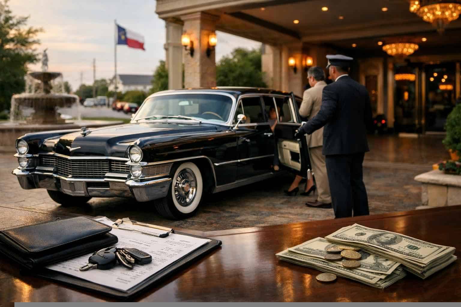 Classic Car Chauffeur Service Prices in Balch Springs TX