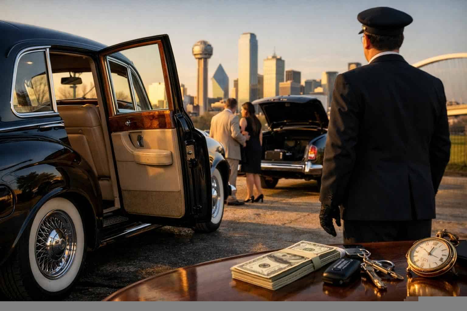 Classic Car Chauffeur Service Prices in Grand Prairie TX