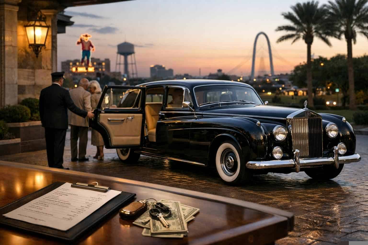 Classic Car Chauffeur Service Prices in Mesquite TX