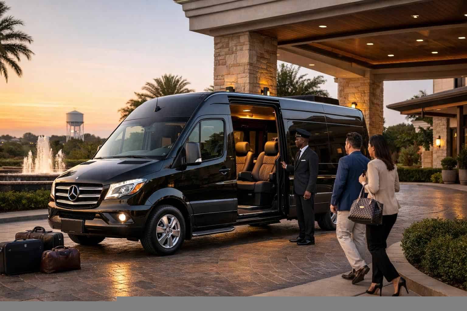 DeSoto Texas Passenger Van with Driver
