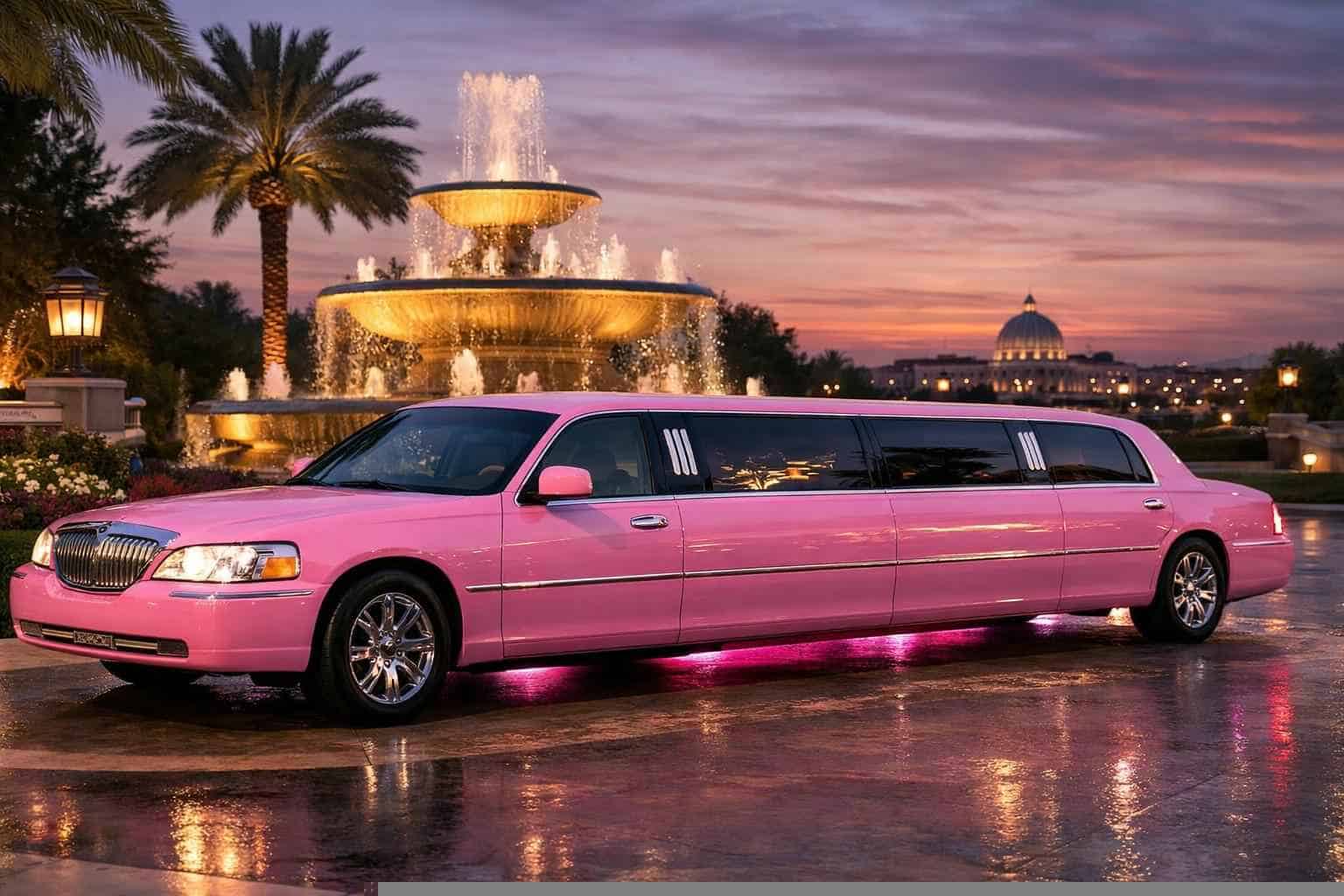 DeSoto Texas Pink Limo Rental